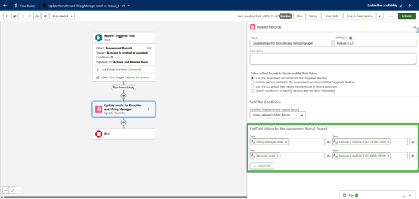 Field values to change from formulas migrating across